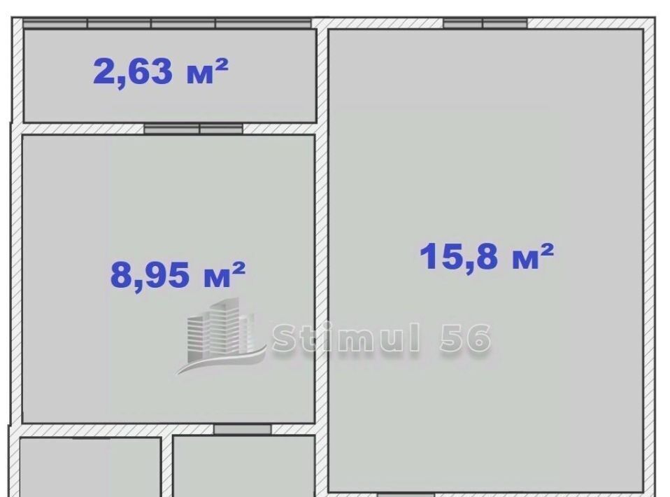 квартира г Оренбург р-н Дзержинский ул Рокоссовского 3 фото 3