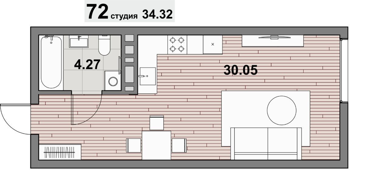 квартира р-н Зеленоградский г Зеленоградск ул Гагарина фото 1