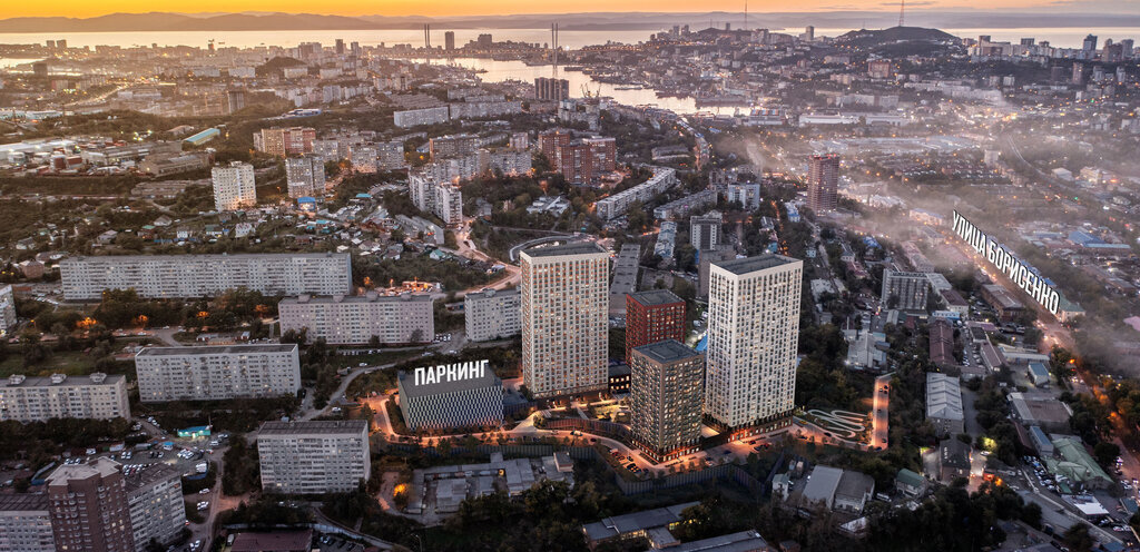 квартира г Владивосток р-н Первомайский жилой комплекс Борисенко 48 фото 2