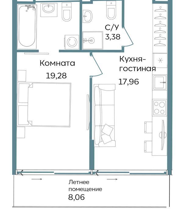 квартира г Саки TEMPO курортный кластер Темпо фото 1