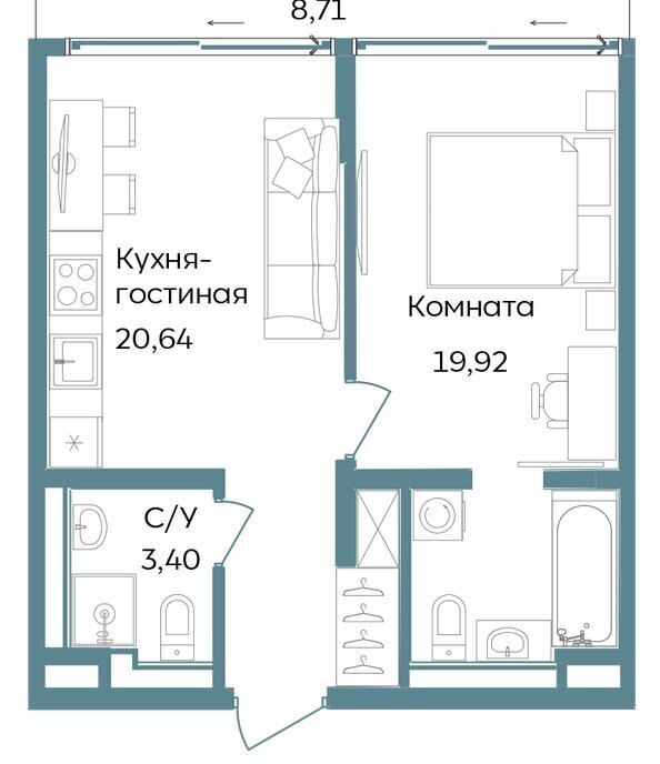 квартира г Саки TEMPO курортный кластер Темпо фото 1