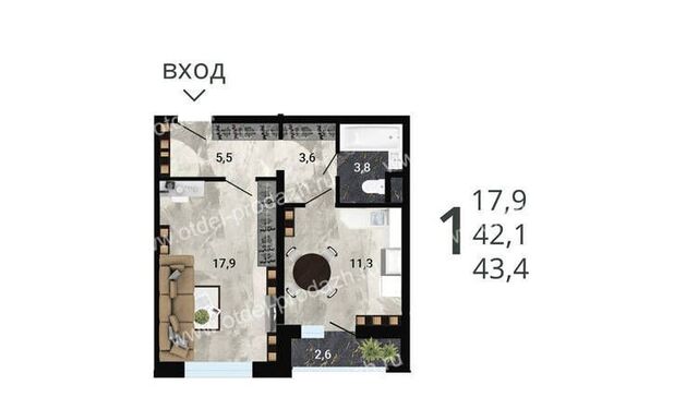 Старый Машмет ул Ростовская 18 ЖК «8 Элемент» корп. А, блок-секция 2 фото