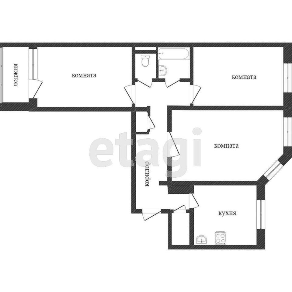 квартира г Надым ул Кедровая 12 фото 1