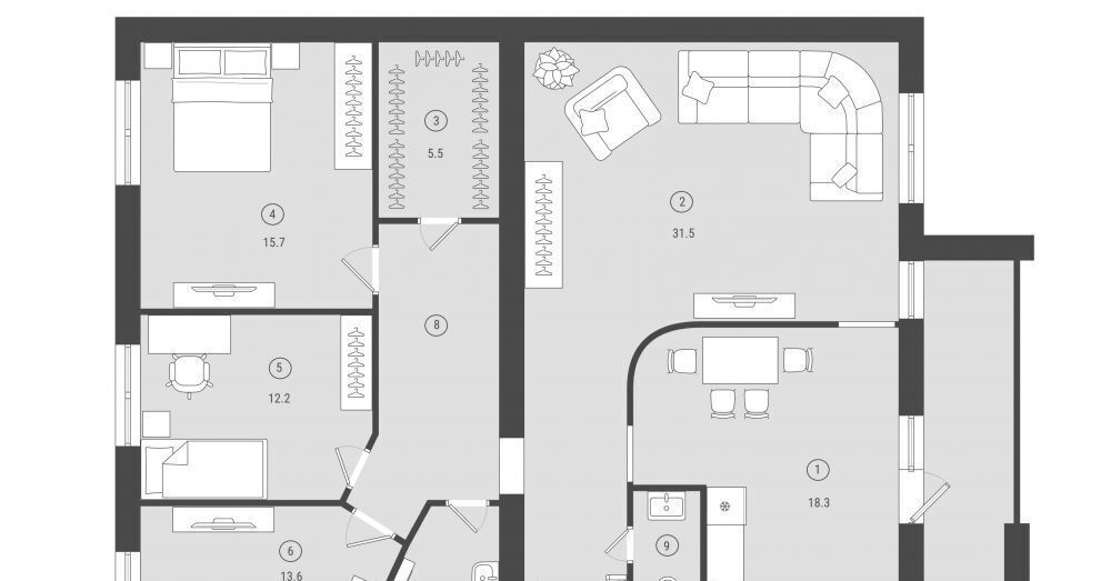 квартира г Ярославль р-н Ленинский ул Тургенева 21к/2 фото 29
