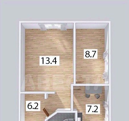 квартира г Омск р-н Центральный ул Орджоникидзе 268 Центральный АО фото 2