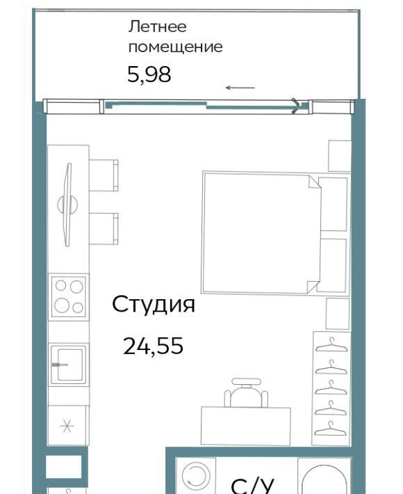 квартира г Саки ул Морская TEMPO фото 1