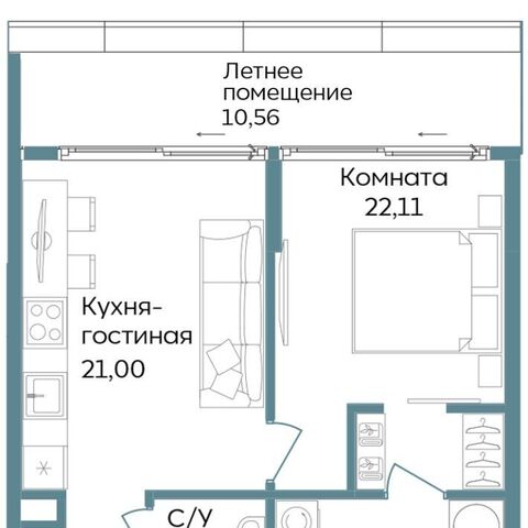 квартира ул Морская TEMPO фото