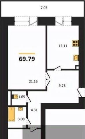квартира р-н Коминтерновский пер Здоровья 90г/1к 2 фото