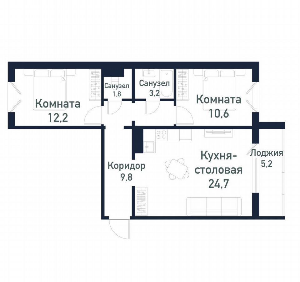 квартира г Челябинск ул Лавровая 4 фото 1