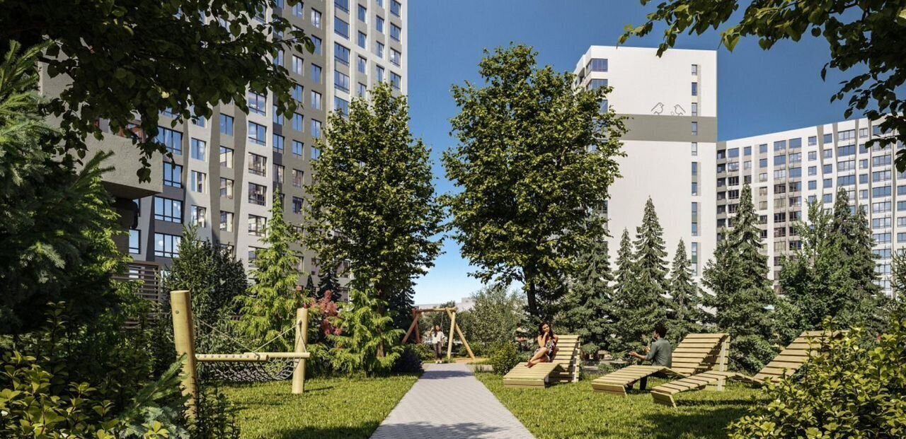квартира г Тюмень ул. Сергея Джанбровского, д. 27, корп. 3 фото 1