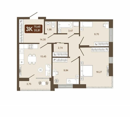 микрорайон 58В, 1 фото