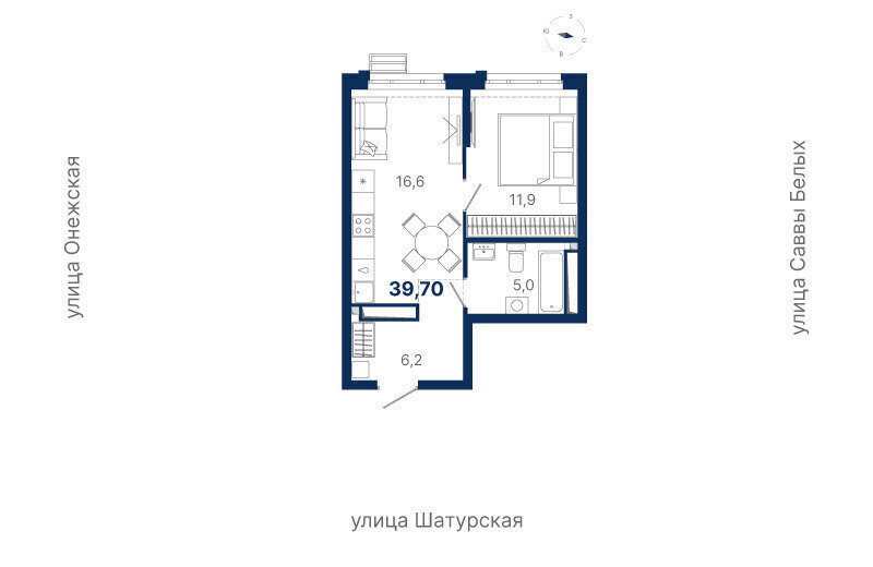 квартира г Екатеринбург Ботаническая Южный ЖК «Атлас Ауро» жилая экосистема фото 1