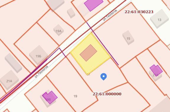 земля г Барнаул п Борзовая Заимка ул Геологов 17 р-н Центральный фото 2