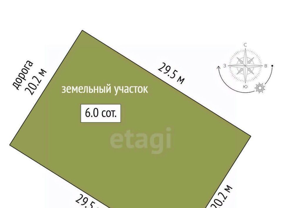 земля г Новый Уренгой Простоквашино дачный кооператив, ул. 1-я Брусничная, 45 фото 2