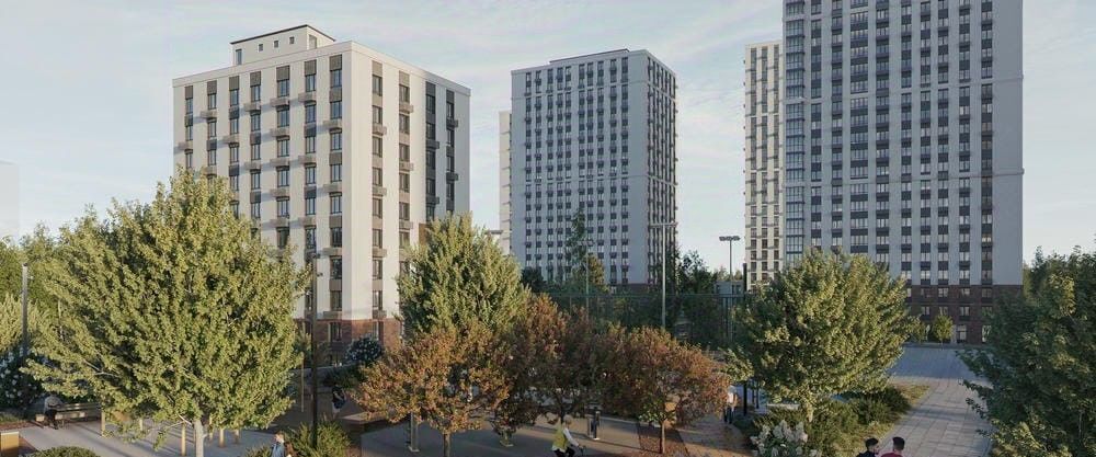 квартира г Уфа р-н Октябрьский Глумилино Мкрн «Республика» жилрайон фото 4