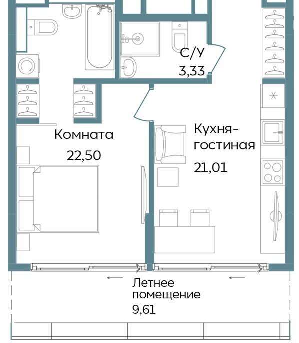 квартира г Саки TEMPO курортный кластер Темпо фото 1