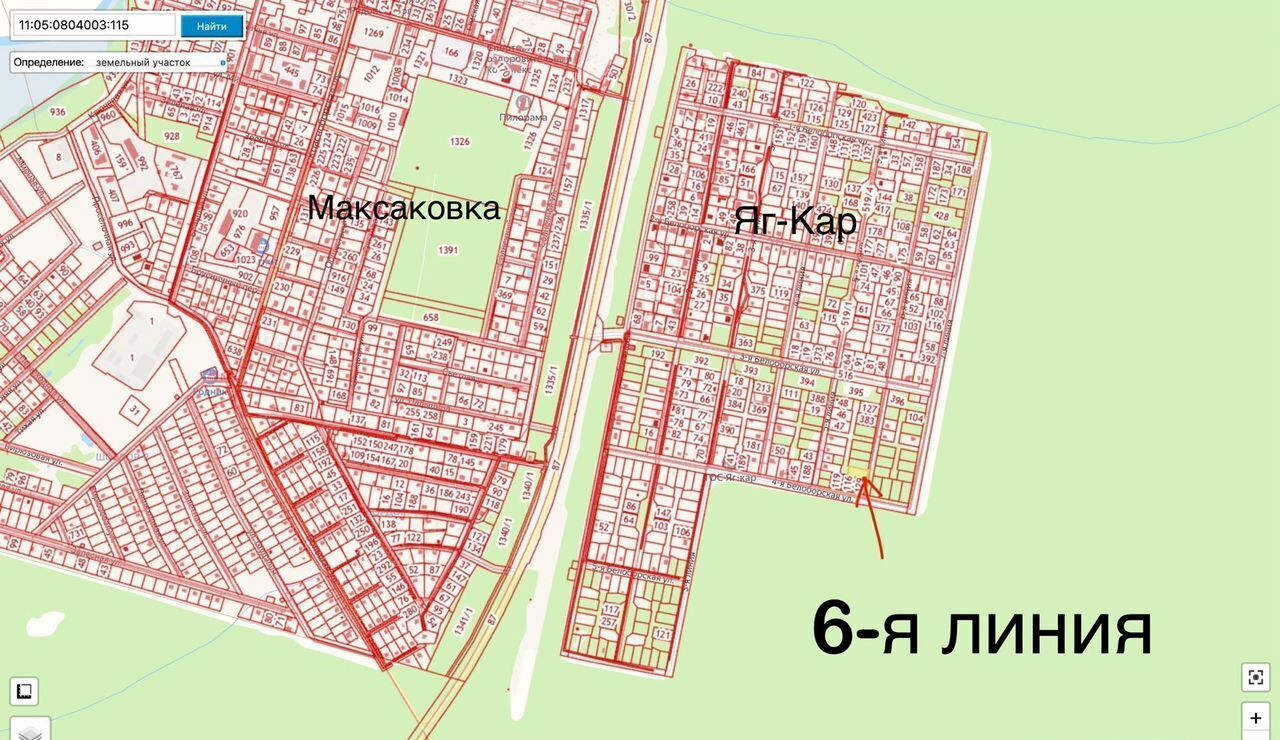 земля г Сыктывкар пгт Верхняя Максаковка фото 2