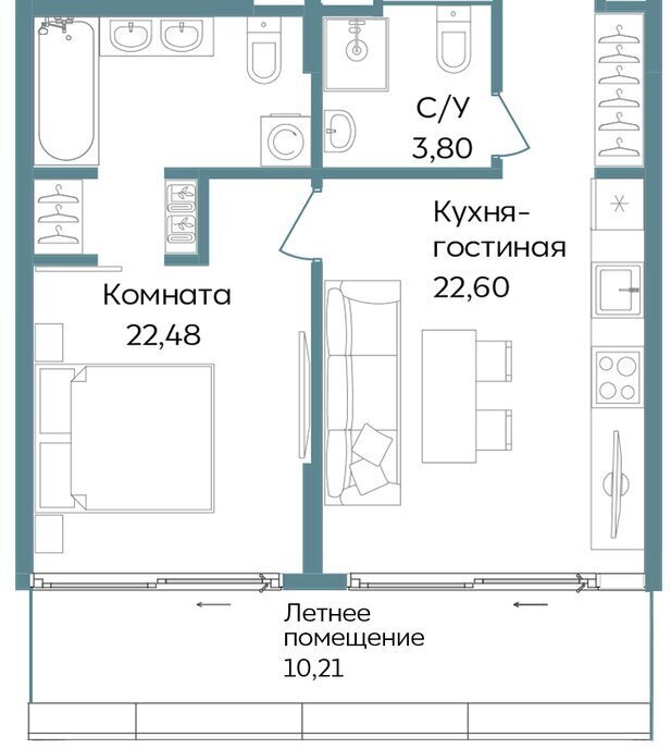 квартира г Саки TEMPO курортный кластер Темпо фото 1