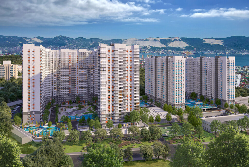 квартира г Новороссийск р-н Центральный ул Куникова 55к/1 ЖК «Облака» фото 1