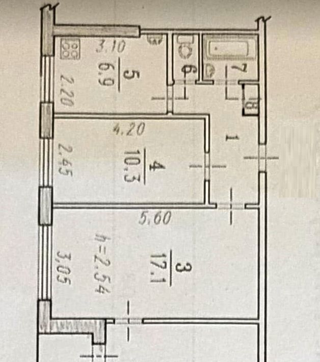 квартира г Омск р-н Советский пр-кт Мира 90 Советский АО фото 17