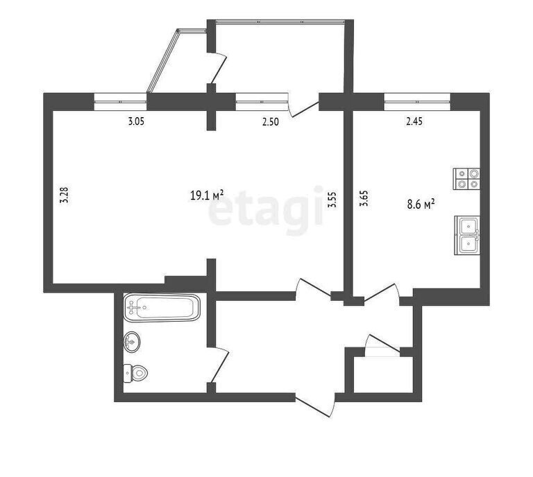 квартира г Петропавловск-Камчатский ул Виталия Кручины 17 фото 1