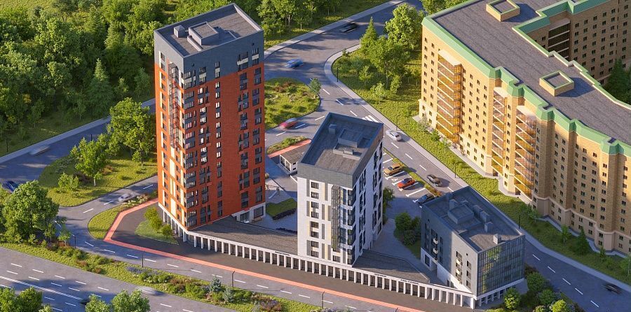 квартира г Казань р-н Приволжский Солнечный ЖК «Солнечный город» Проспект Победы, город, ПК-14 фото 4