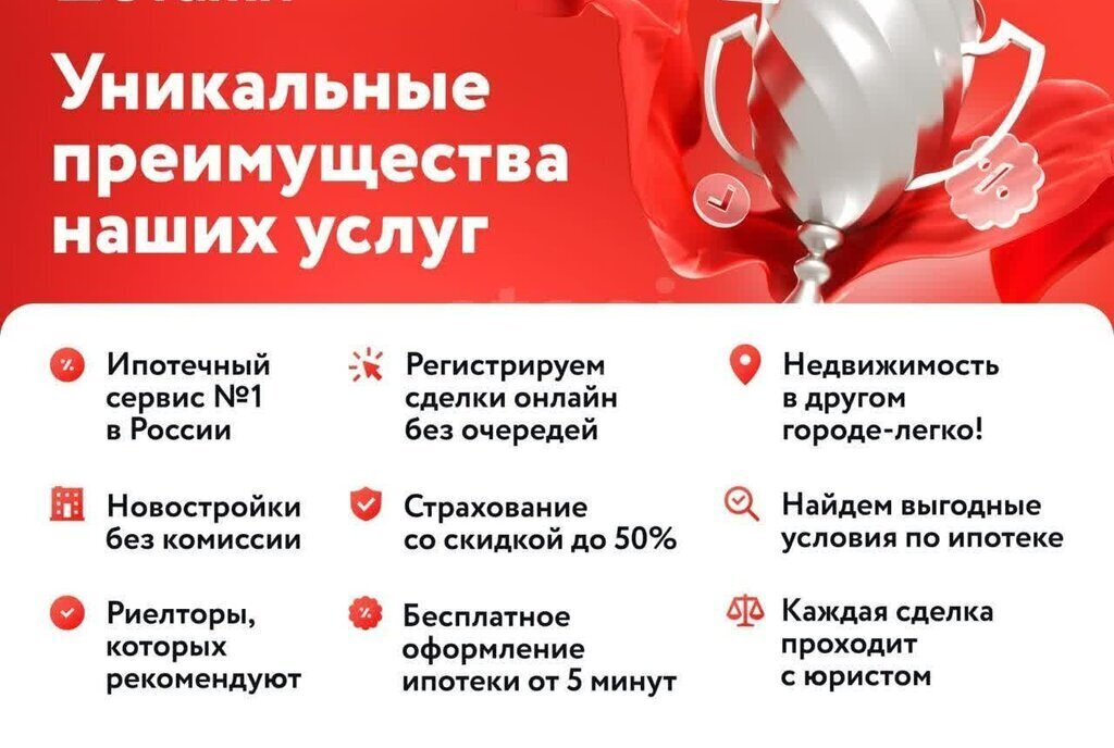 квартира г Тамбов р-н Октябрьский ул Колхозная 1ак/1 ЖК «Высота» фото 14