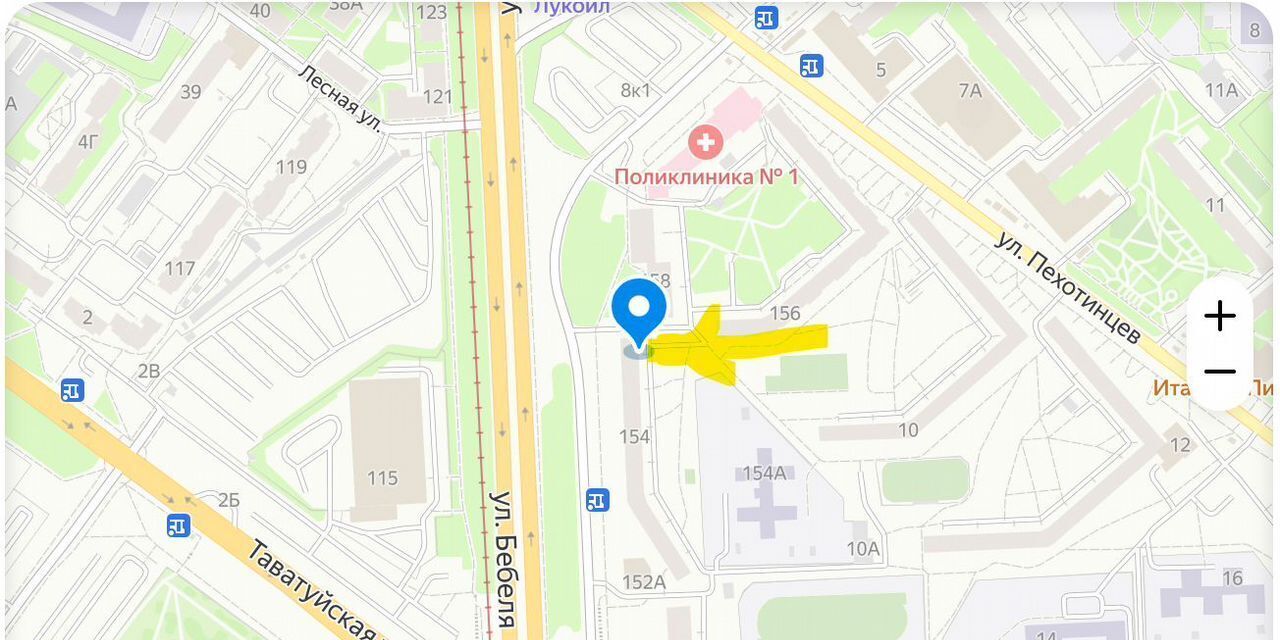 комната г Екатеринбург р-н Железнодорожный Уральская ул Бебеля 154 фото 15