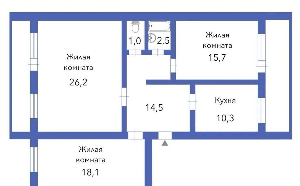 квартира г Благовещенск ул Шевченко 117 фото 19