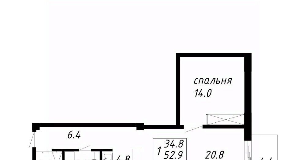 квартира г Ессентуки ЖК Озеро фото 1