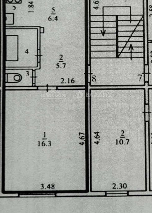 квартира г Архангельск ул Гуляева 120 исторический район Соломбала фото 19