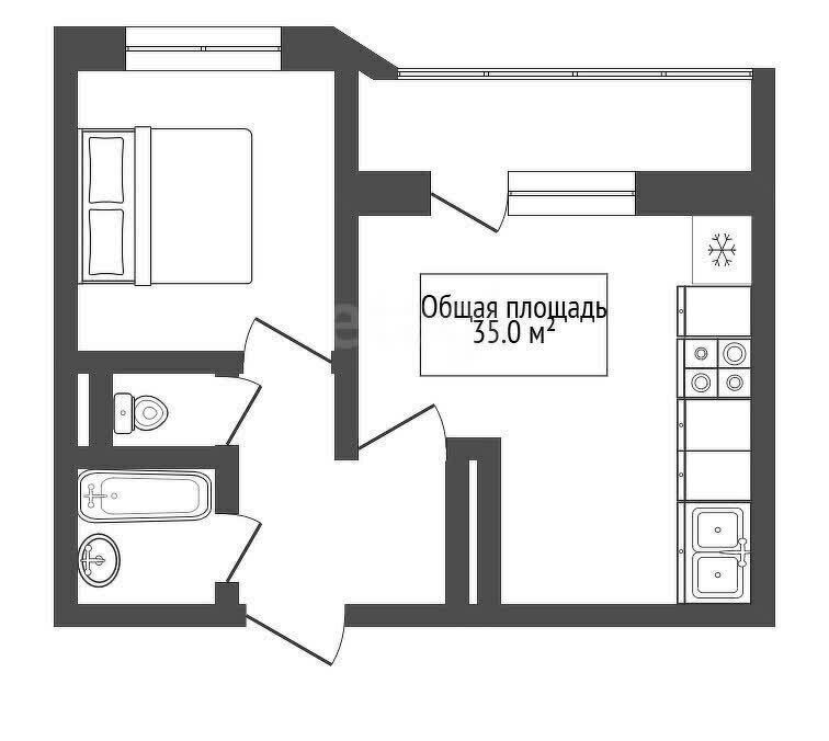 квартира г Обь ул Октябрьская 10 Площадь Маркса фото 1