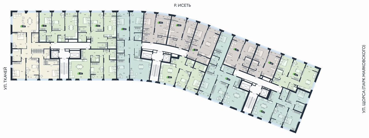 квартира г Екатеринбург Чкаловская ул Машинная 1в/3 фото 2