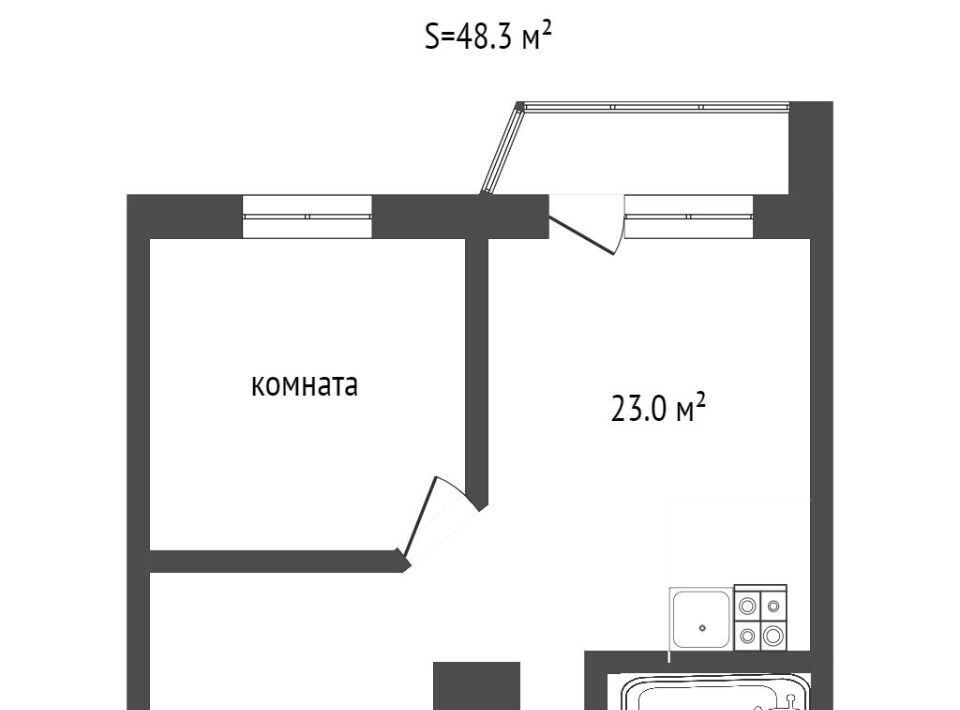 квартира г Сургут наб Ивана Кайдалова 30 24-й фото 2