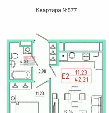 квартира р-н Железнодорожный ул Земнухова 2 фото