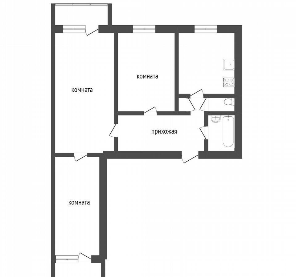 квартира г Тобольск 6-й мкр-н, 8 фото 31