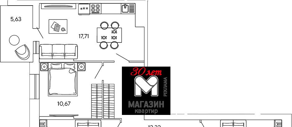 квартира р-н Всеволожский г Кудрово ул Солнечная 10/2 фото 1