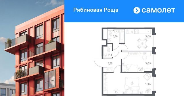 квартира р-н Железнодорожный ул Железобетонная 1/4 фото