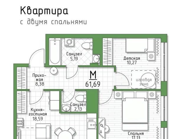 п Молодежный 5 Баллов жилой комплекс, Тула городской округ фото