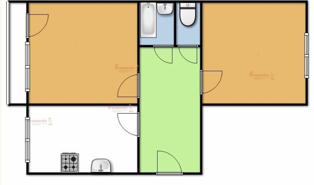 квартира г Екатеринбург Чкаловская ул Дорожная 15 фото 1