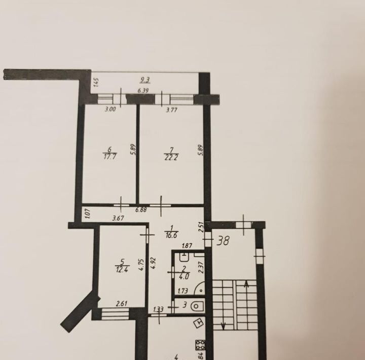 квартира г Псков ул Коммунальная 44б фото 40