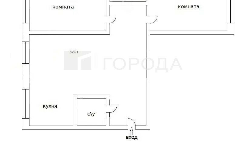 квартира г Барнаул пр-кт Ленина 51а фото 16