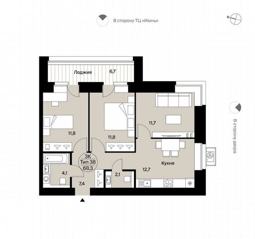 пр-кт Октябрьский 6 блок-секция 5, д. 137 фото