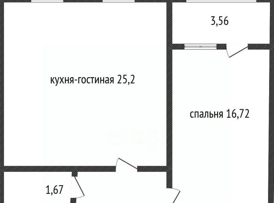 квартира г Краснодар р-н Прикубанский ул им. Героя Яцкова И.В. 15к/2 фото 2