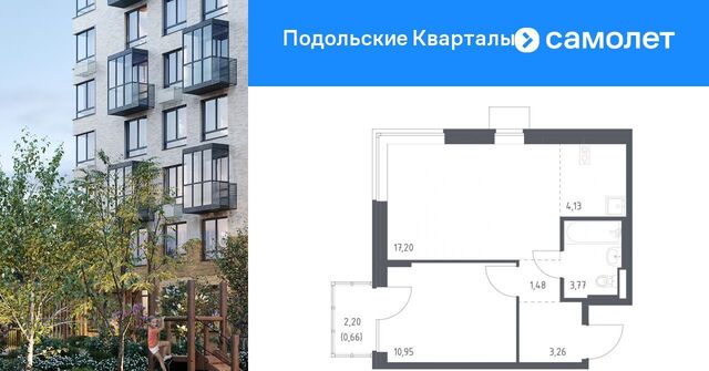 ЖК «Подольские кварталы» метро Бунинская аллея № 103 кв-л, к 4 фото