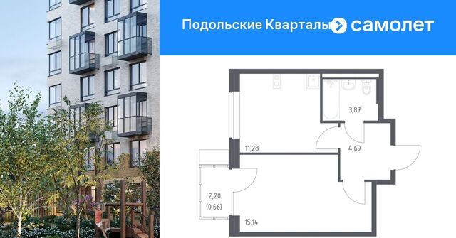 п Рязановское ЖК «Подольские кварталы» № 103 кв-л, к 4 фото