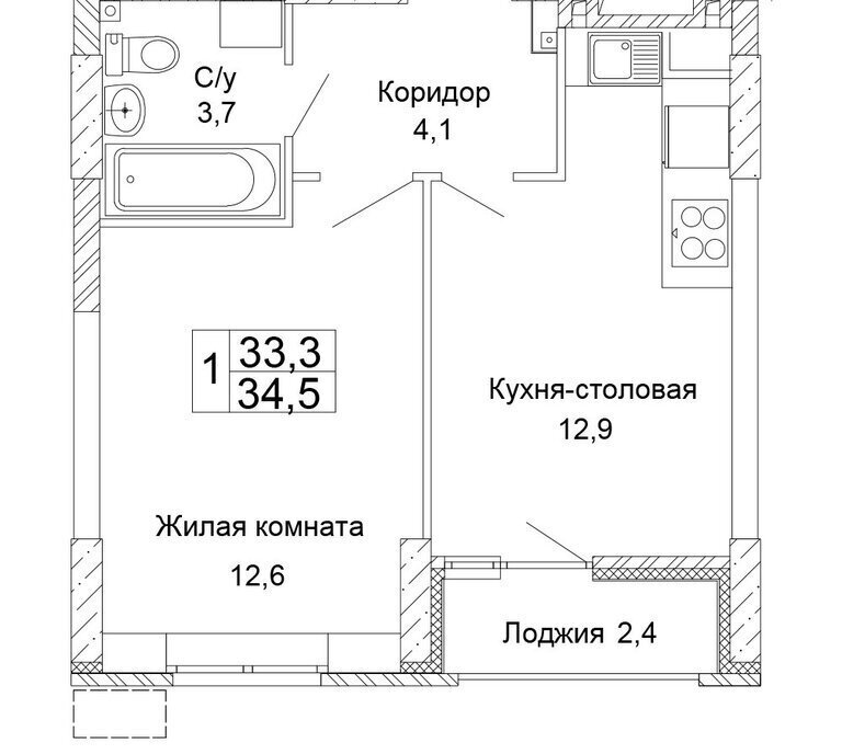 квартира г Волгоград ЖК «Колизей» фото 1