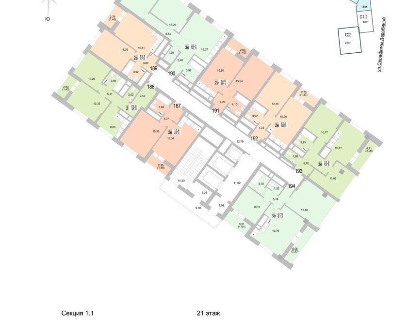 квартира г Екатеринбург Чкаловская ул Черкасская 5к/1 фото 2