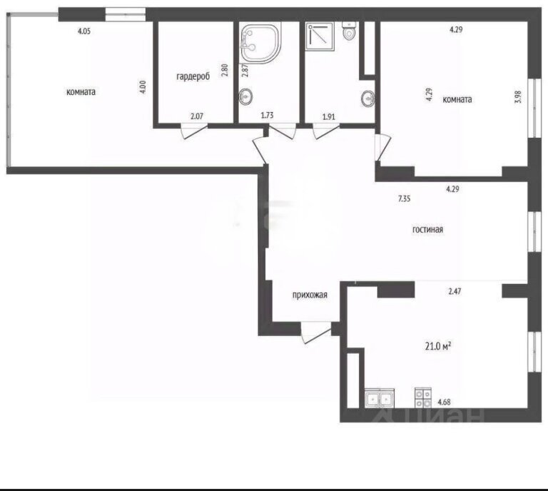 квартира г Одинцово ул Северная 9 Одинцово фото 9