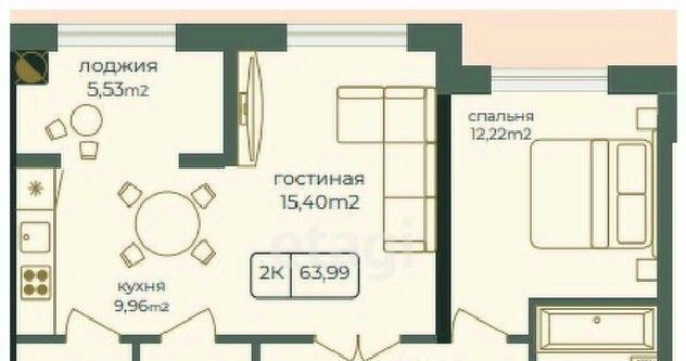 квартира г Каспийск пр-кт Акулиничева фото 1